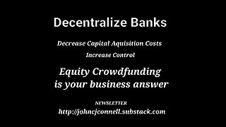 Decentralize the big banks.