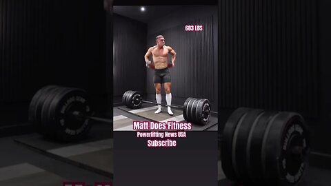 Matt Does Fitness: Extremely Powerful Deadlift, Must Watch #viral #short