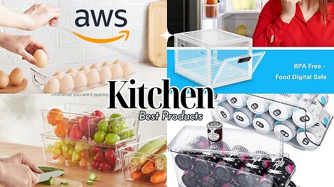 Amazon Best Kitchen Products/Space Saving/Fridge Organizers/Unique gadgets Online Available