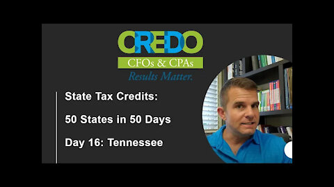 50 State in 50 Days - Tennessee Tax Credits - Exemptions, Sin Taxes, and Simplicity!
