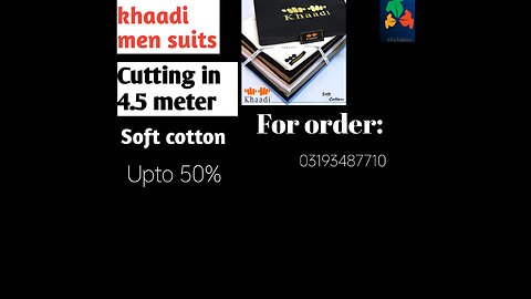 Khaadi mens suits soft cotton 💯 original fabric