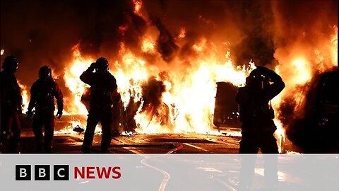 Third night of violence across France after police shoot teenager dead - BBC News