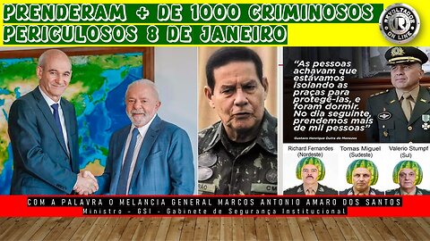 AO VIVO AGORA OUTRO GENERAL DO EXÉRCITO BRASILEIRO QUE PRENDEU MAIS DE 1000 CRIMINOSOS 08 de Janeiro