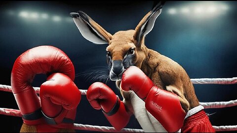 Kangaroo vs. man: who is stronger?