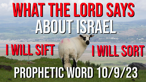 The Lord Says to Israel - I Will SIFT I Will SORT - A SPECKLED HERD - Prophetic Word Given 10-9-23