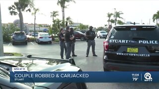 Couple robbed, carjacked outside Stuart gym