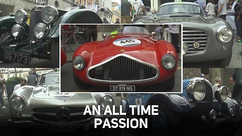 Iconic Mile Miglia vintage race takes off