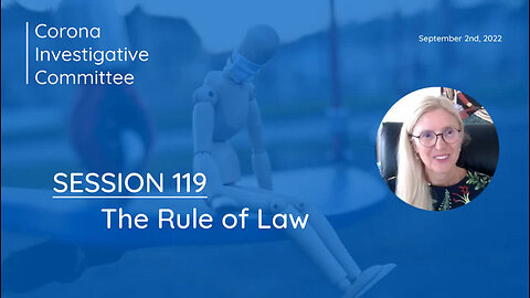 Renate Holzeisen | Session 119: The Rule of Law (EN) | 02.09.2022