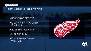 Red Wings make pair of trades Monday ahead of deadline