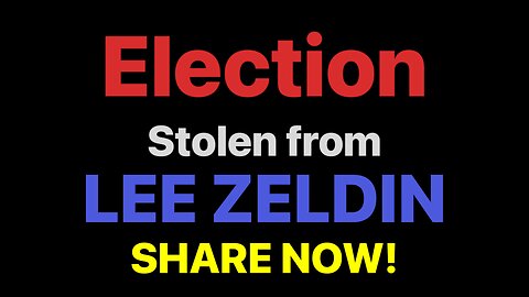 Lee Zeldin election stolen￼ from NEW YORK