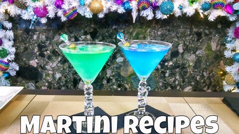 Holiday Martini Recipes | Christmas Cocktails