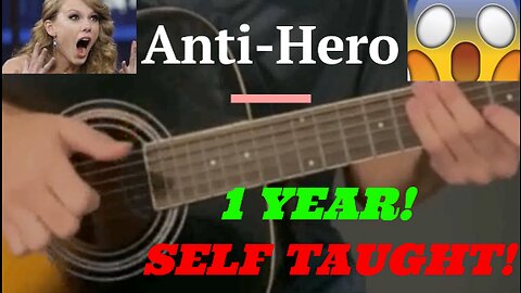 Anti-Hero - Taylor Swift (Guitar cover) SHOCKING ENDING!