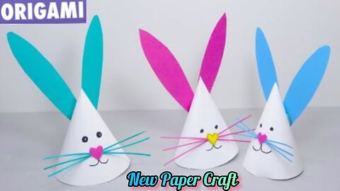 DIY Paper RABBIT / How to make a paper rabbit step by step easy way / Paper Craft