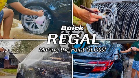 Buick Regal | Making This Paint GLOSS AGAIN! | Back to BLACK! Awesome Exterior Transformation!!