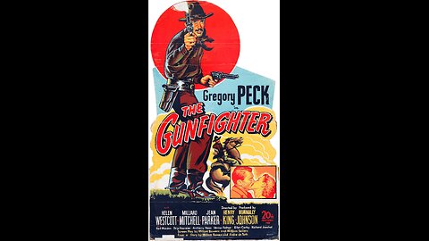 The Gunfighter 1950 colorized (Gregory Peck)