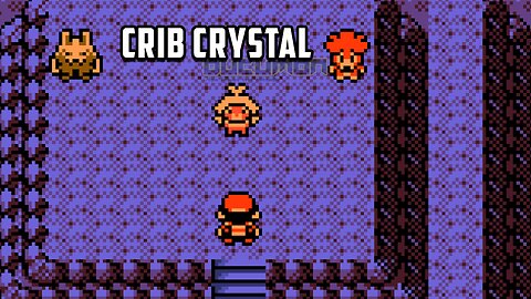 Pokemon Crib Crystal - GBC Hack ROM, Gen 2 Trashlock with Pocket PC, EXP Share, removes final forms