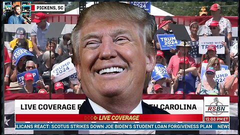 LIVE Trump Speech - Save America Rally, Pickens SC 7/1/23
