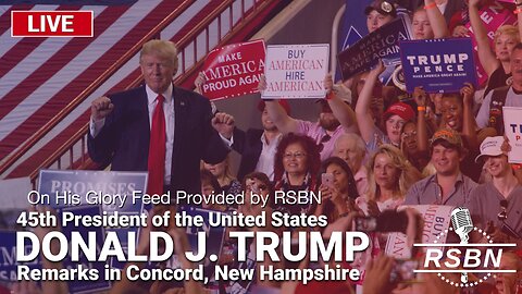 Live Donald J. Trump Speaks in Concord, NH