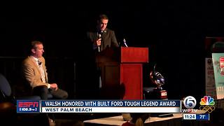 Walsh honored with award