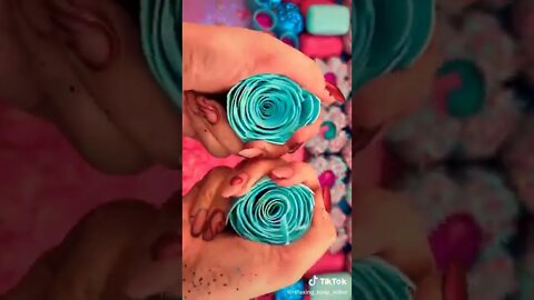 cutting asmr colored soap satisfying #Shorts