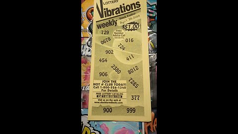 Lottery Vibrations Weekly 4-14 to 4/20💨2824 Lottery Predictions