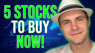 5 Stocks To Buy NOW For The Coming Market RALLY!