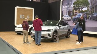 Electric cars popular at 2022 Cleveland Auto Show