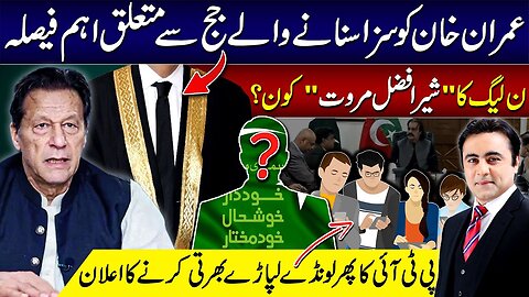 Important decision regarding Judge who sentenced Khan | Who is Sher Afzal Marwat of PML-N?