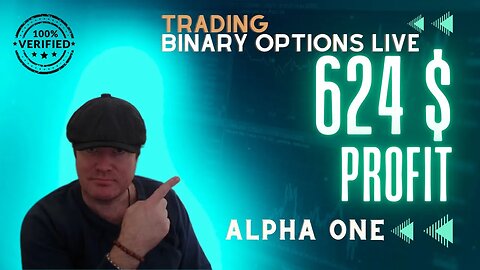 💰624 Dollar Profit From Trading Binary Options Live 😎
