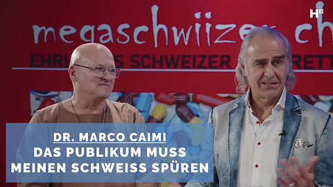 Arzt und Kabarettist Marco Caimi: «Das Publikum muss meinen Schweiß spüren»