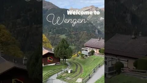 LUXURY SWISS HOTELS: Come spend the night in Wengen, Switzerland! #shorts