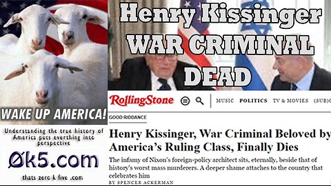 Henry Kissinger Is Dead. Here's a List of His War Crimes