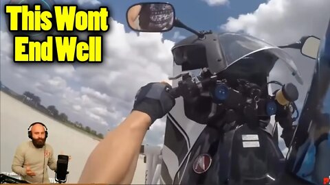 A Brutal Honda CBR1000RR Wheelie Crash & 7 Other Motorcycle Crashes & Close Calls