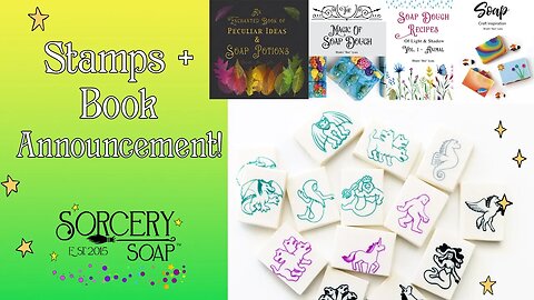 Monster Stamps + Soap Dough Book Ordering!