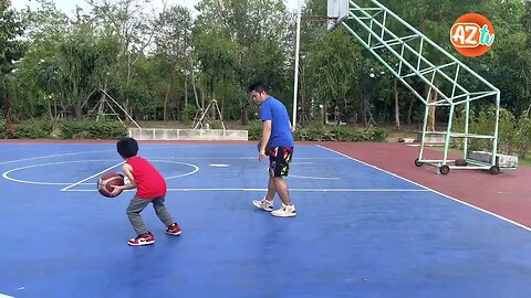 "Little Hoopster: The Adventures of a Toddler Learning Basketball"
