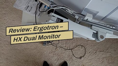 Review: Ergotron – HX Dual Monitor Arm, VESA Desk Mount – for 2 Monitors Up to 32 Inches, 5 to...