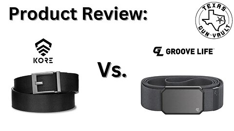Product Review & Comparison: Kore Essentials vs. Groove Life EDC Belts