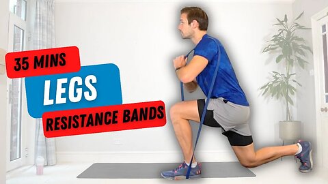 35 MIN RESISTANCE BAND LEG WORKOUT | No Repeats | All Levels | Build Muscle