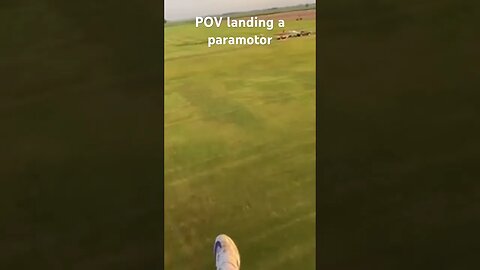 POV landing a #paramotor #flying #paramotoring