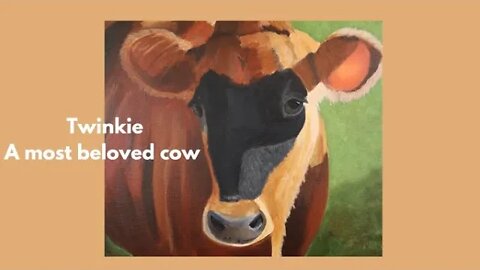 A Big Birthday Painting: Twinkie the Cow