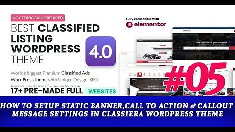 How to Setup Static Banner, Call To Action & Callout Message Settings