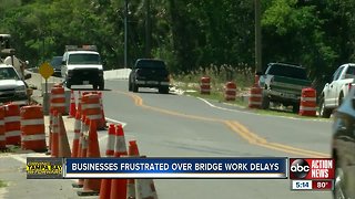 Construction delays on Homosassa bridge continue to frustrate businesses and residents