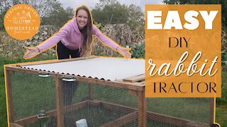 Easy DIY Rabbit Tractor