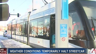 KC Streetcar running after weather shutdown