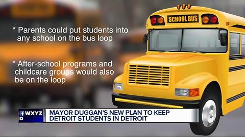 New bus loop plans to keep students in Detroit