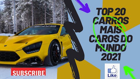 Top 20 carros mais caros do mundo 2021