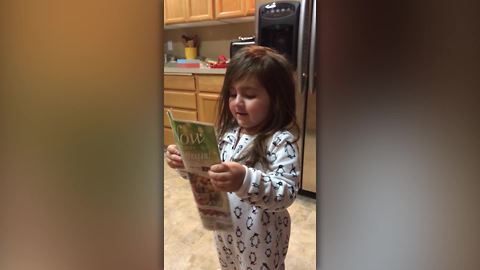 Funny Tot Girl Get Upset Over Coupons