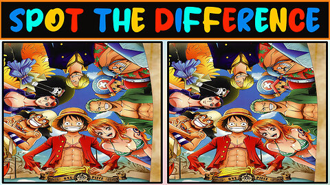 Spot The Difference - One Piece Edition - Find 5 Differences with 5 Games - (HARD)