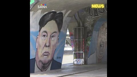 Graffiti calls Kim Jong un 'son of a b*** Sparks handwriting probe