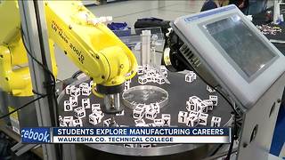 Waukesha Co. students get close look at careers in manufacturing & skilled trades